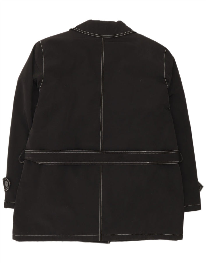 Damski płaszcz Esprit Sherpa Pea UK 18 XL, czarny poliester