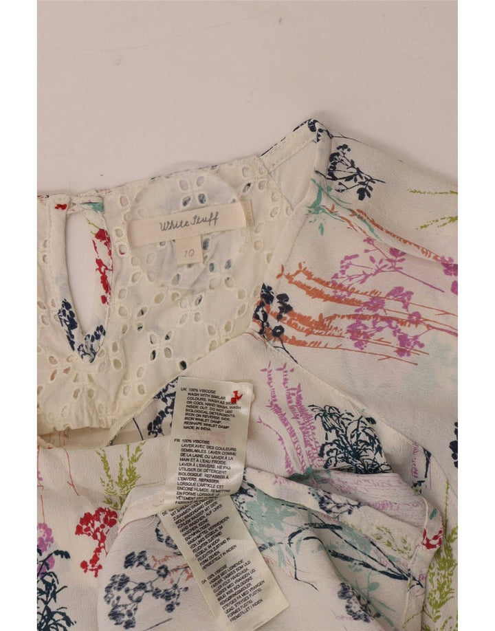 Bluzka damska White Stuff Top UK 10 Small Floral Wiskoza