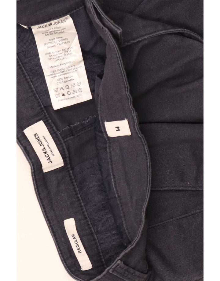 Damskie spodenki chino Jack & Jones o regularnym kroju, średnie W30, granatowe, bawełniane