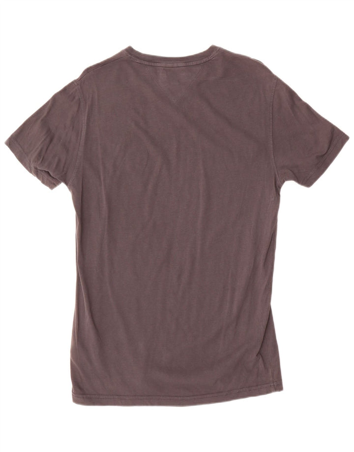 T-shirt męski Tommy Hilfiger, mały, szary, bawełniany