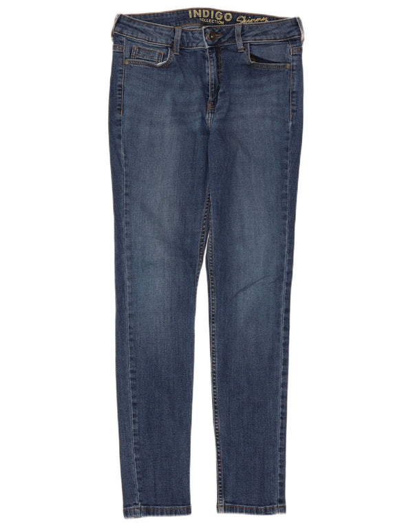 Marks & Spencer Damskie jeansy skinny UK 12 Medium W30 L29 Niebieskie bawełniane