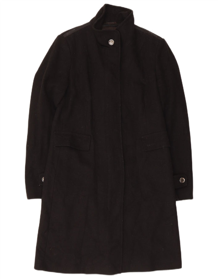 Płaszcz damski Geox Respira UK 10 Small, czarny, wełniany