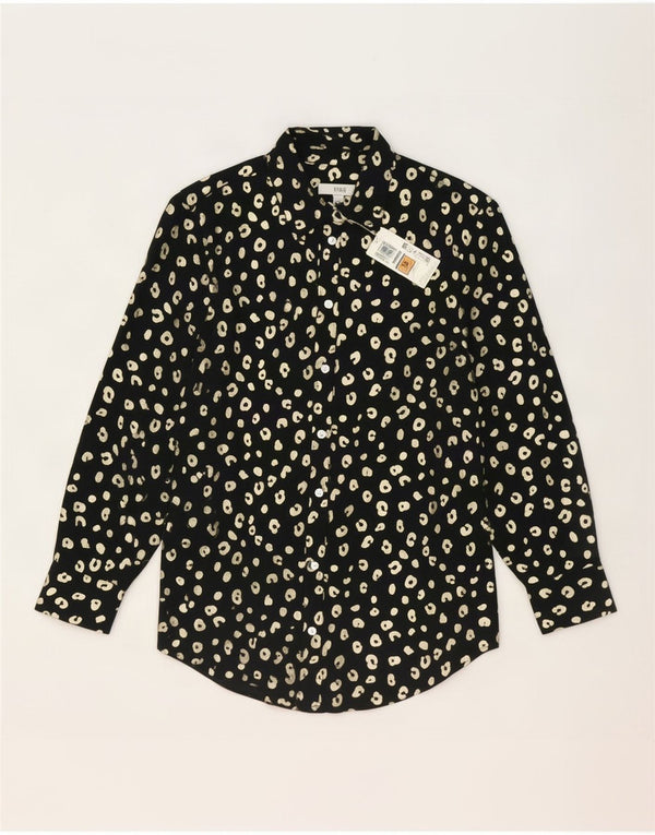 Marks & Spencer Damska koszula oversize UK 10, mały, czarny nadruk zwierzęcy