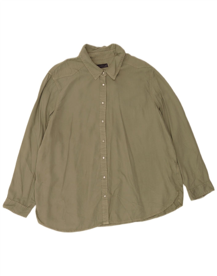 Koszula damska Marks & Spencer UK 22 3XL Khaki Lyocell