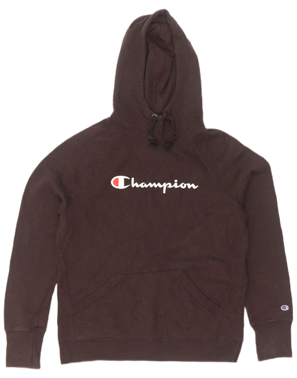 Męski sweter z kapturem Champion Graphic XS, czarny, poliestrowy