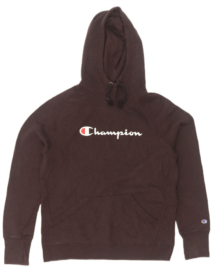 Męski sweter z kapturem Champion Graphic XS, czarny, poliestrowy
