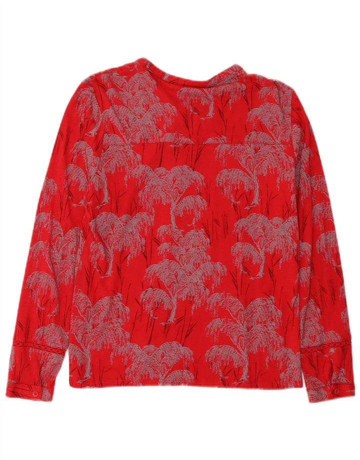 Damska bluzka koszulowa White Stuff UK 8 Small Red Floral Modal