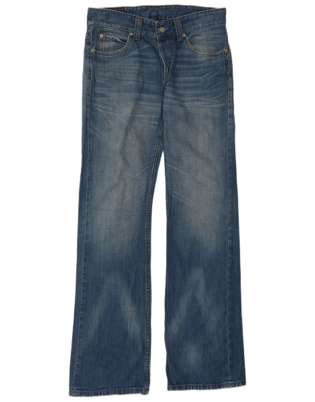 Męskie jeansy Levi's 514 Bootcut W32 L34 Niebieska bawełna