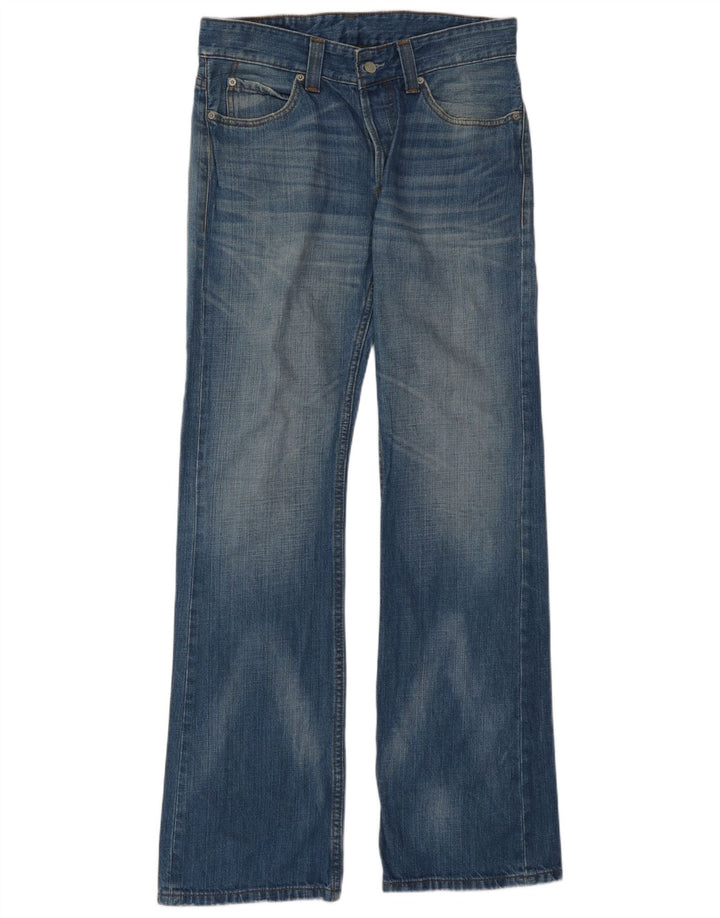Męskie jeansy Levi's 514 Bootcut W32 L34 Niebieska bawełna