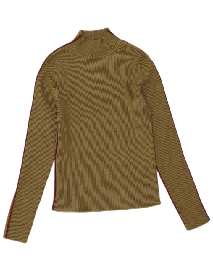 Damski top z długim rękawem Zara UK 14, duża wiskoza khaki