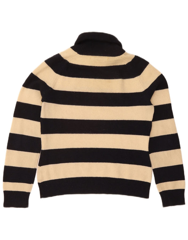Sweter damski Tommy Hilfiger z wywijanym dekoltem UK 14, duży, granatowy