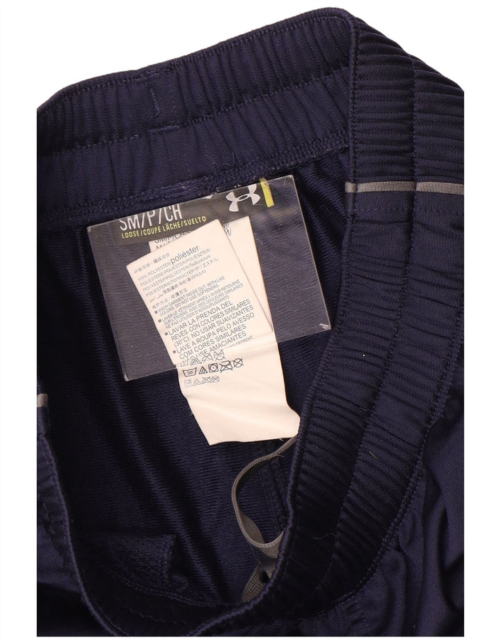 Męskie spodnie dresowe Under Armour, małe, granatowe, poliestrowe