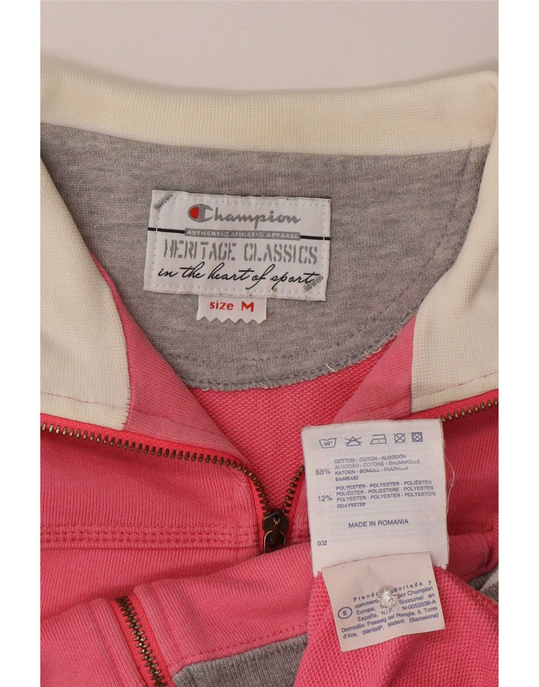 Kurtka damska Champion Heritage Classics Top Jacket UK 14 Średni Róż