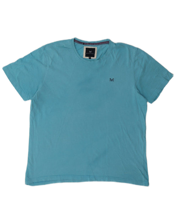 Crew Clothing Męski T-shirt Top XL Niebieska bawełna