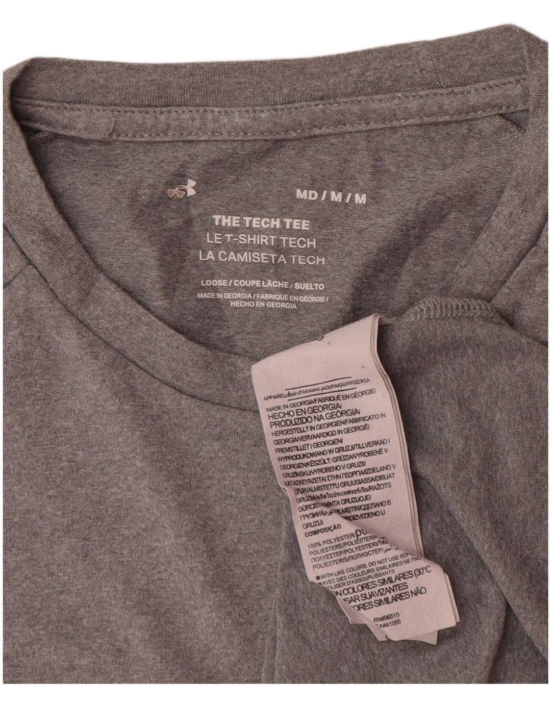 Męski t-shirt Under Armour, średni szary poliester