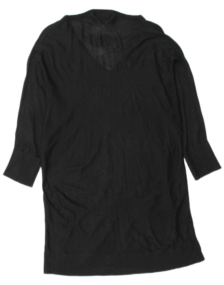 Damska sukienka sweterkowa MOSSIMO z długim rękawem w kształcie skrzydła nietoperza UK 18 XL, czarna akrylowa