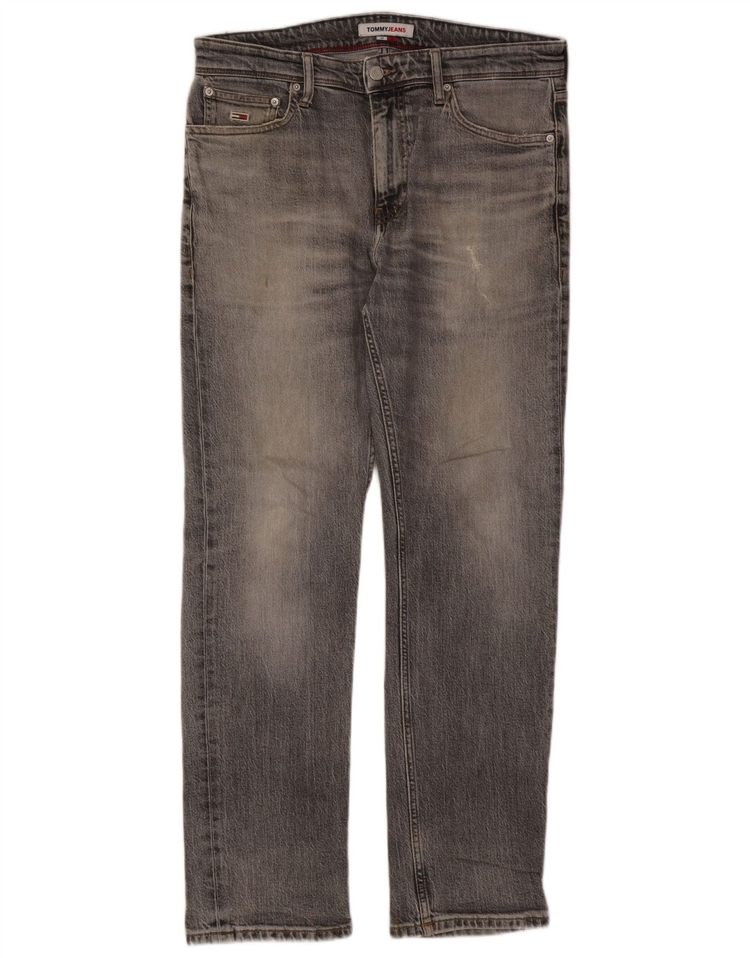 Męskie jeansy slim fit Tommy Hilfiger W32 L30 Szara bawełna