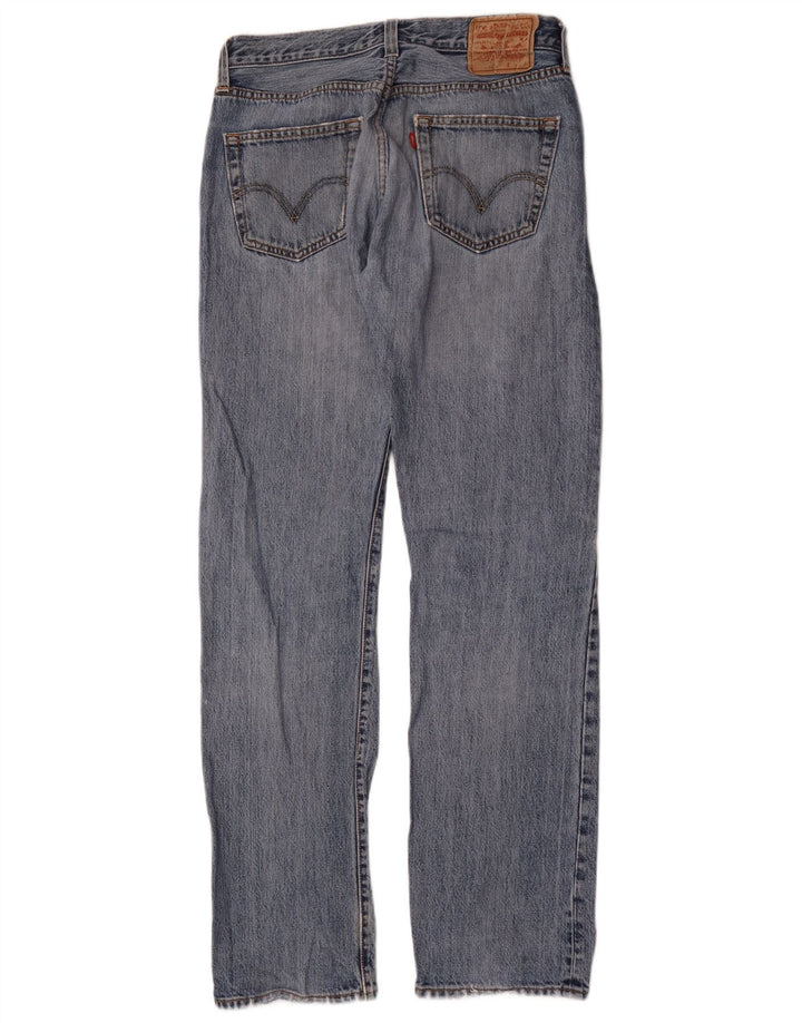 Męskie jeansy Levi's 501 w trudnej sytuacji W32 L34 Niebieskie