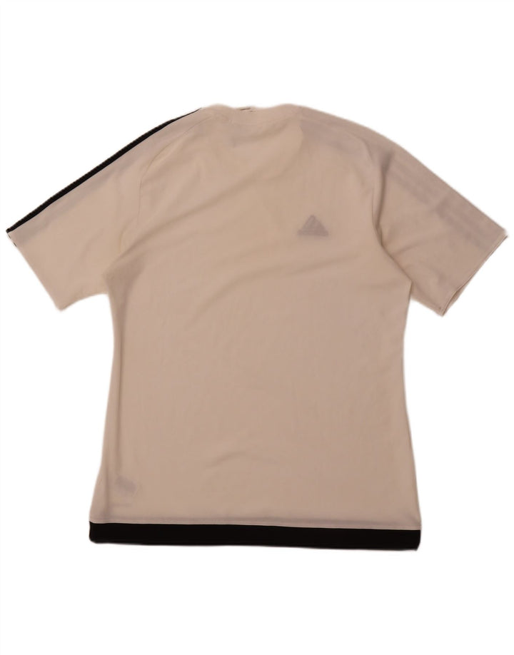 Męski T-shirt ADIDAS Climalite, duży, biały, poliester