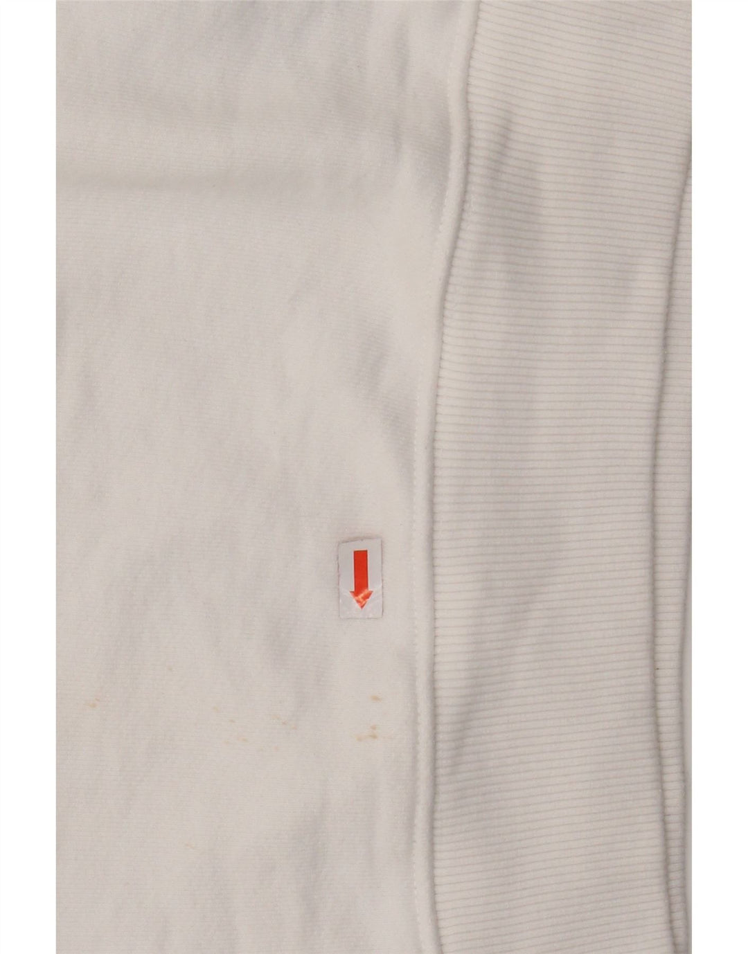 Damski sweter oversize TOMMY HILFIGER Crop UK 6 XS w kolorze białym