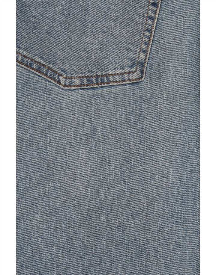 Męskie jeansy Gap Slim Straight W36 L32 Niebieskie bawełniane