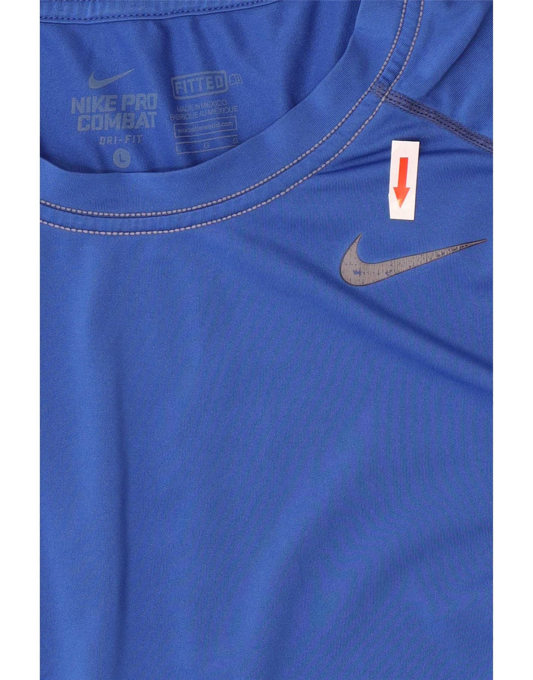 Męski T-shirt Nike Dri Fit, duży, niebieski, poliester
