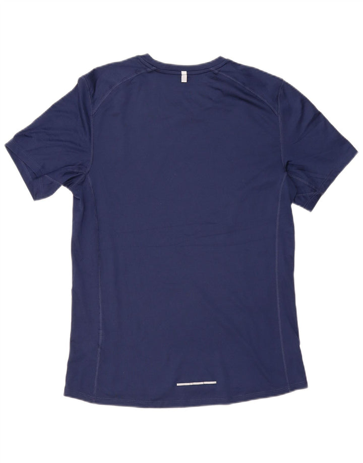 Męski T-shirt NIKE Dri Fit, mały, granatowy