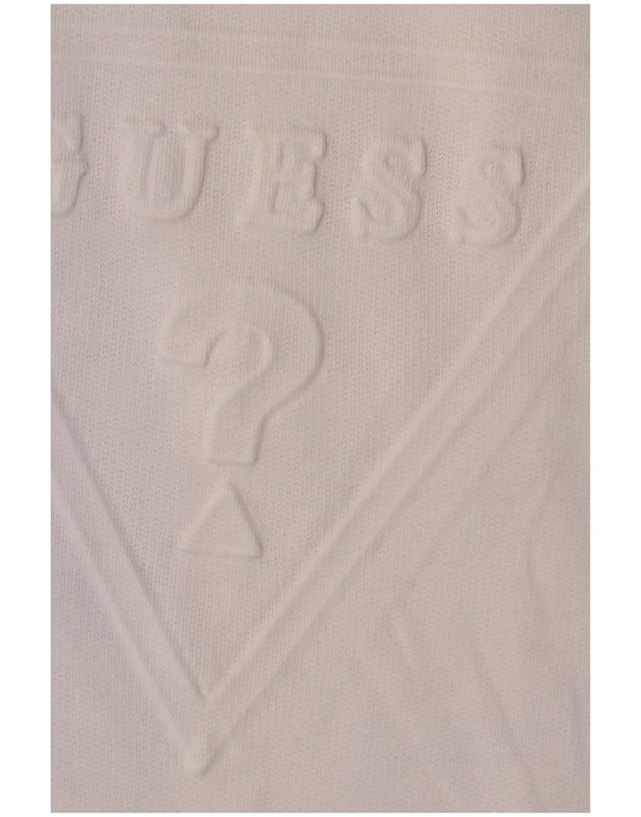 Męska bluza Guess Graphic Jumper XL w kolorze złamanej bieli, bawełniana