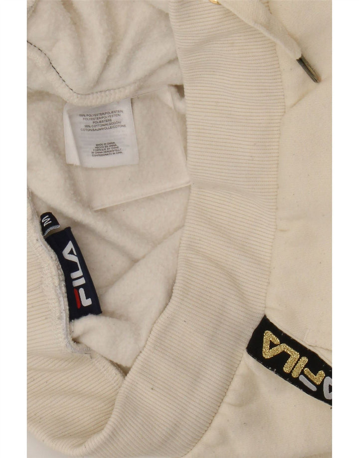 Damskie spodnie dresowe Fila Graphic Joggers UK 14 Średni beżowy poliester