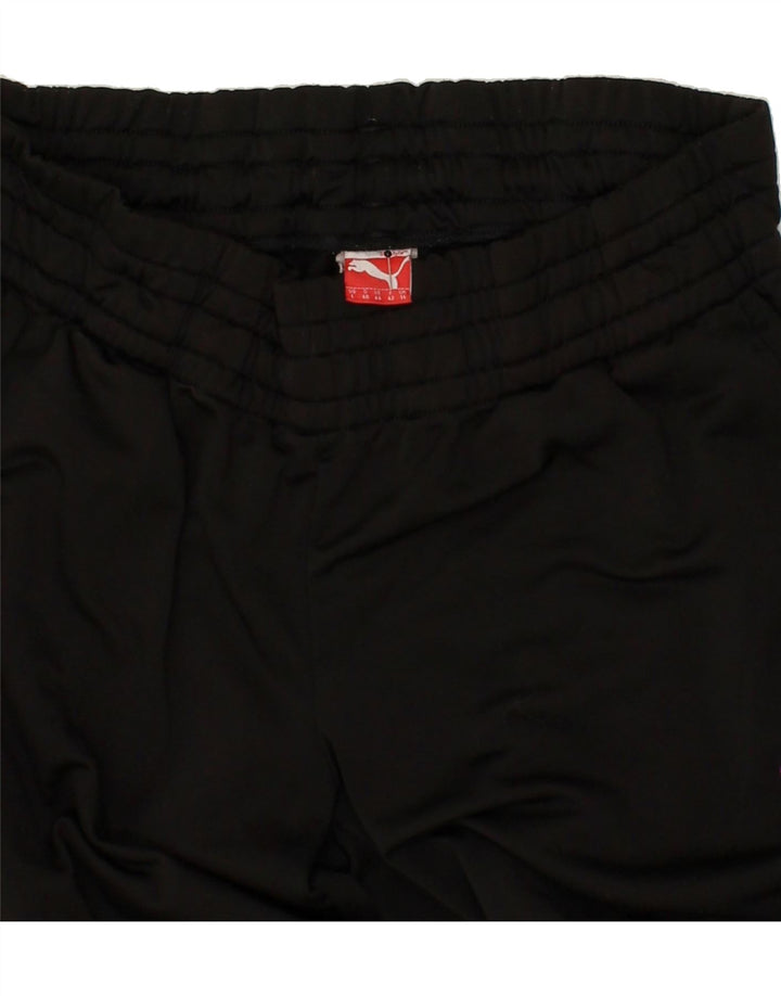 PUMA Womens Tracksuit Trousers UK 14 Medium Black Polyester Vintage Puma and Second-Hand Puma from Messina Hembry 