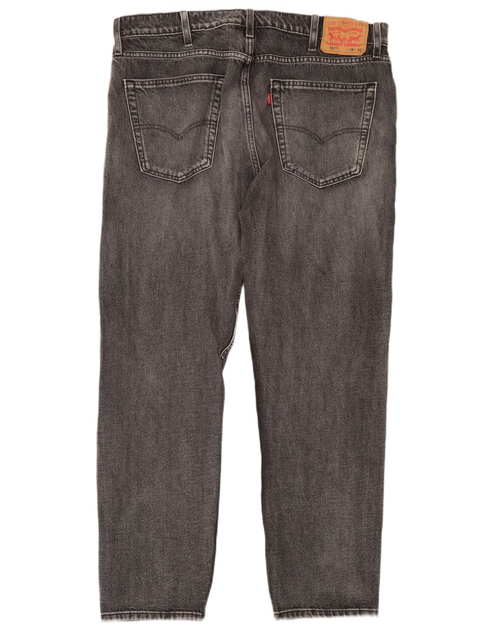 Męskie jeansy Levi's 502 Tapered W38 L32 Szara bawełna