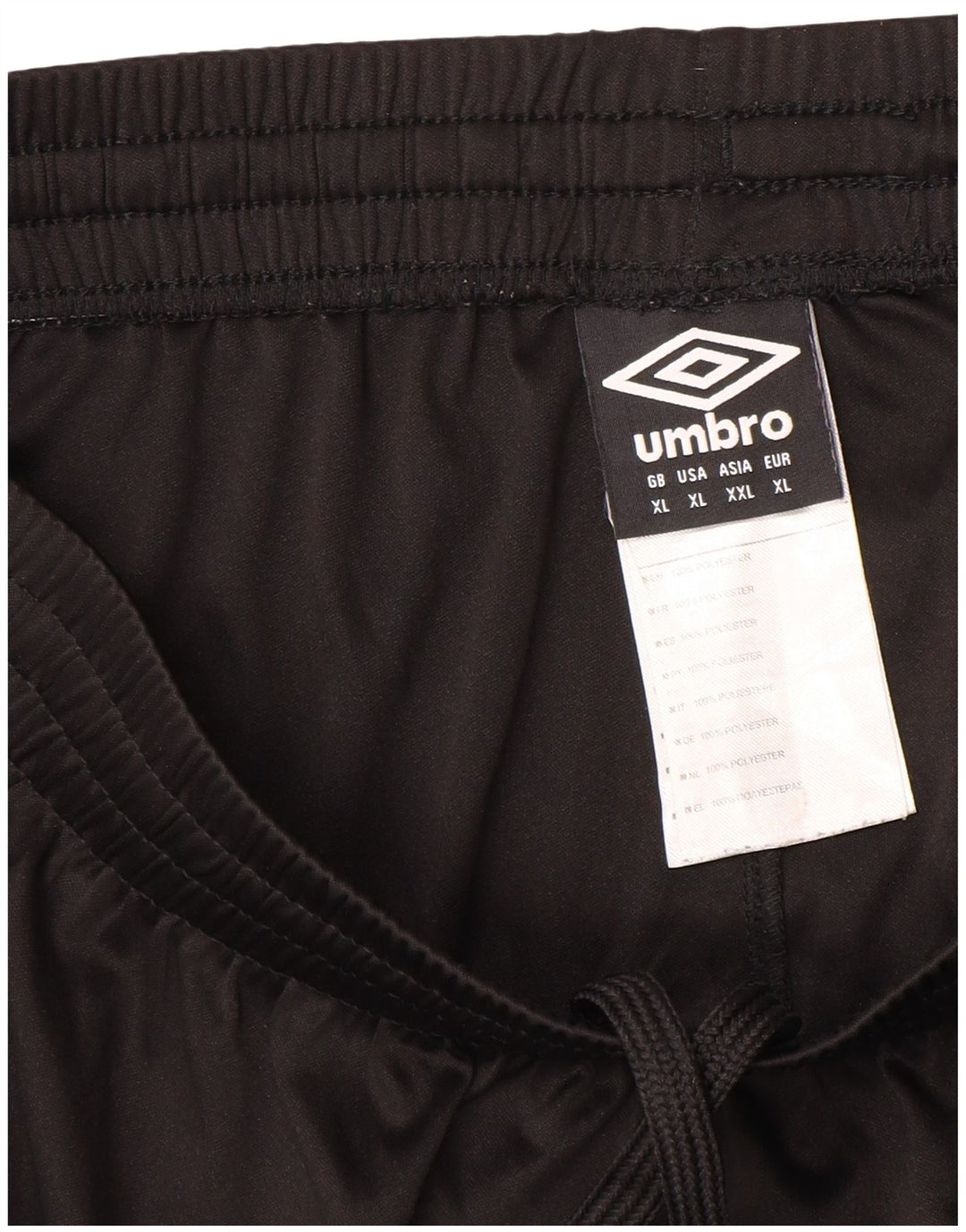 Męskie spodenki sportowe Umbro XL, czarny poliester