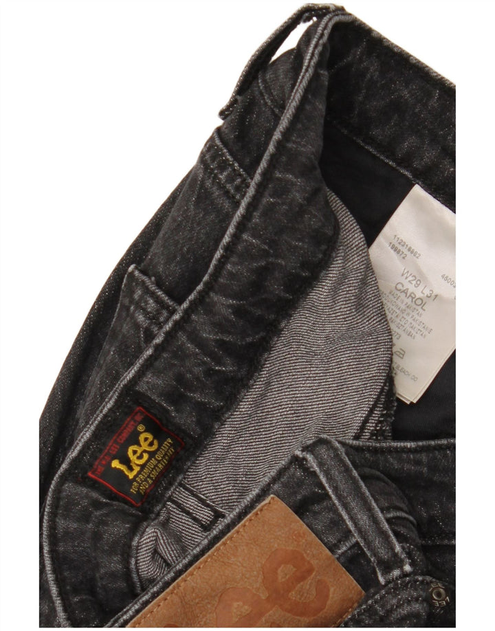 Damskie jeansy Lee Carol Straight W29 L26 Szare bawełniane