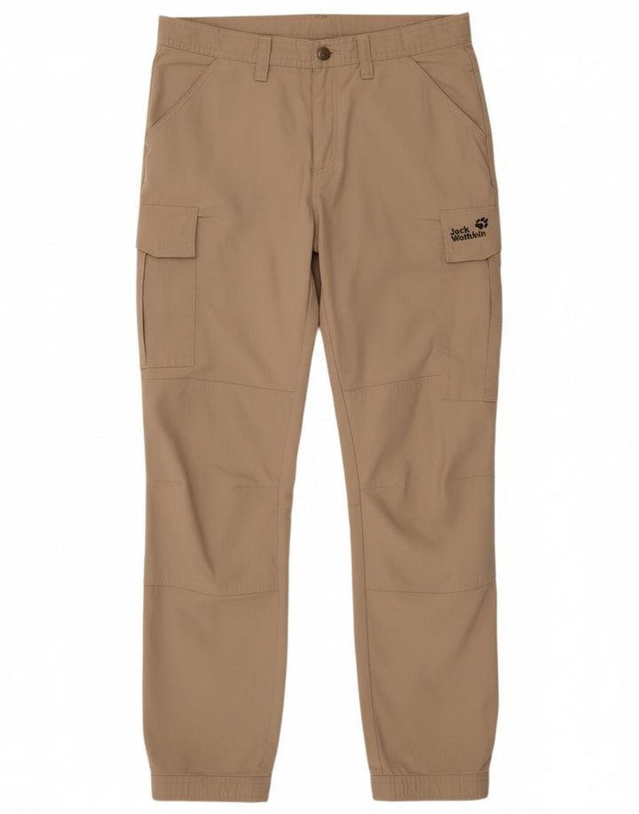 Męskie spodnie cargo Jack Wolfskin Joggers W32 L33 Beżowy poliester