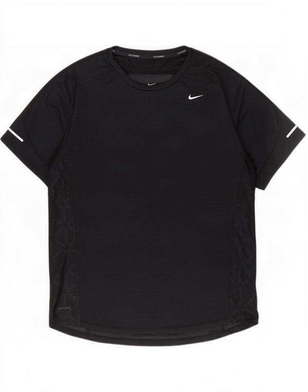 Męska koszulka Nike Dri Fit Top, średni czarny poliester