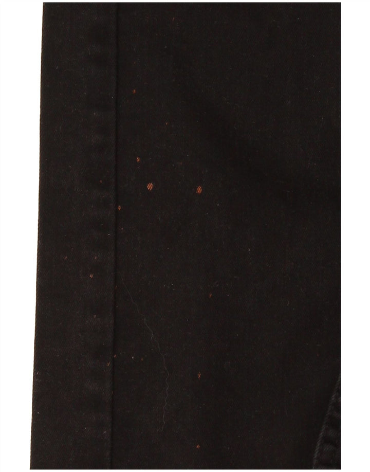 Męskie jeansy Levi's 513 Slim Straight W30 L32 Czarna bawełna