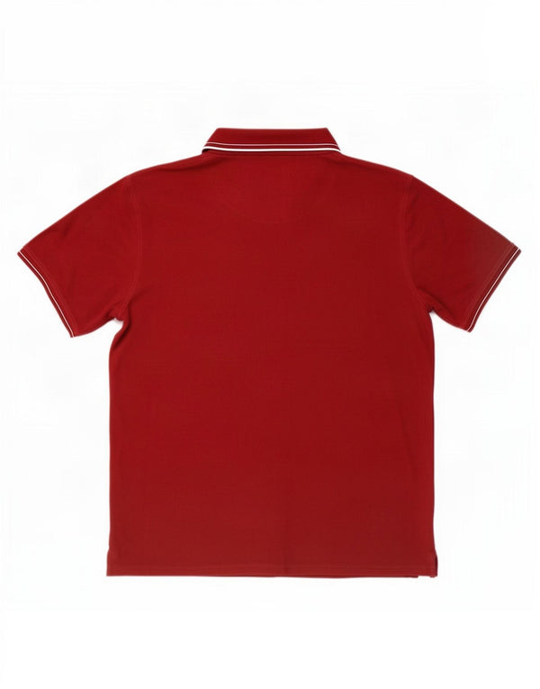 Męska koszulka polo Lyle & Scott 2XL, czerwona, bawełniana