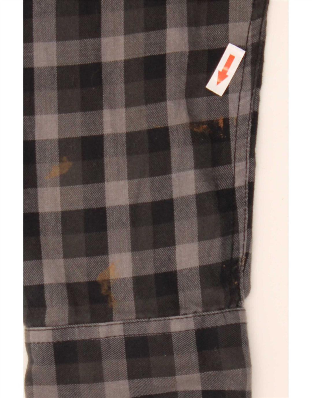 Męska koszula flanelowa Vans o dopasowanym kroju XL, czarna bawełniana kratka