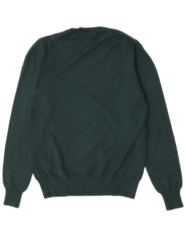 Sweter damski Fred Perry o regularnym kroju z okrągłym dekoltem, UK 14, duży zielony