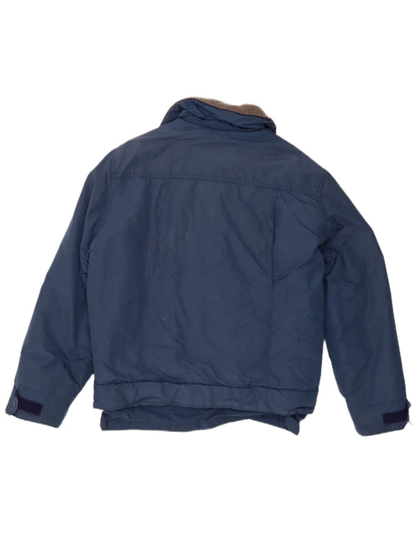 Męska kurtka bomber Woolrich UK 40, duża, granatowa, bawełniana