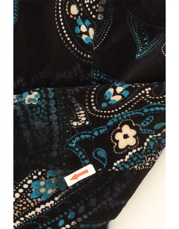 Vintage damska marynarka zapinana na 2 guziki IT 48 XL, granatowa, bawełniana paisley