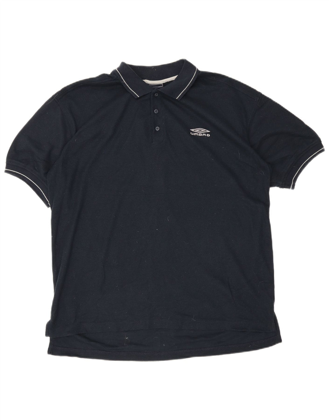 Męska koszulka polo Umbro, duża, granatowa, z poliestru