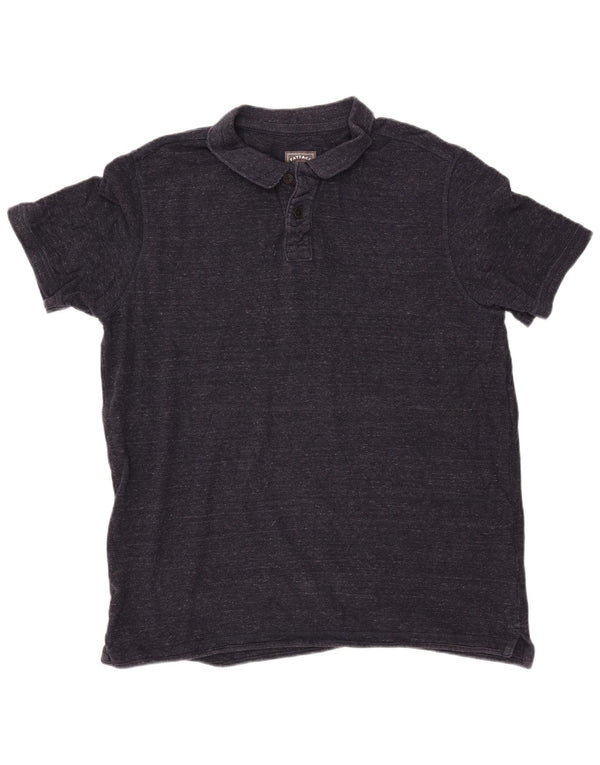 Męska koszulka polo FAT FACE 2XL, granatowa, bawełniana w cętki