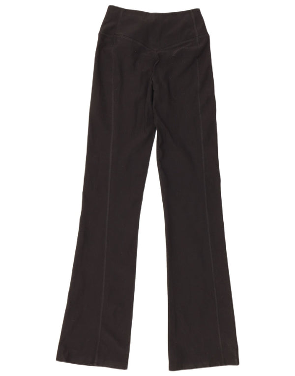 Damskie spodnie dresowe Nike Dri Fit Capri UK 4 XS, czarny poliester
