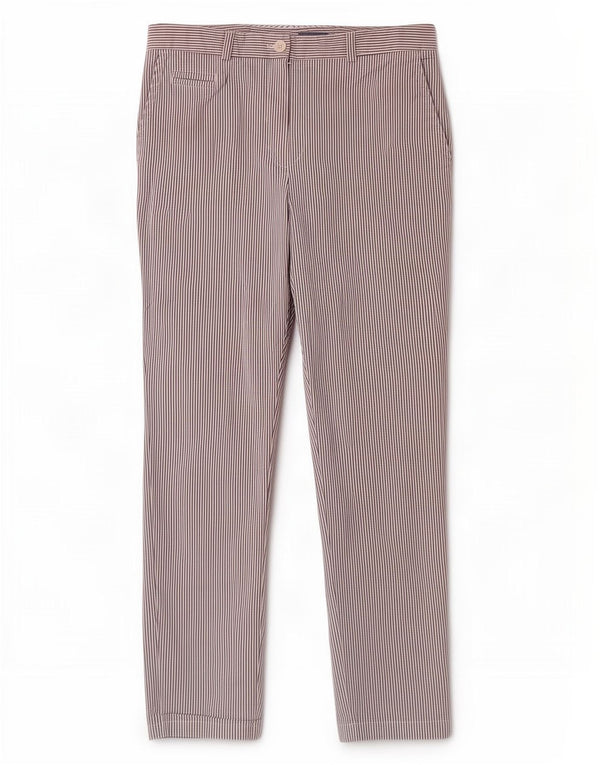 Spodnie Chino damskie Marks & Spencer UK 12 Medium W32 L29 Białe prążki