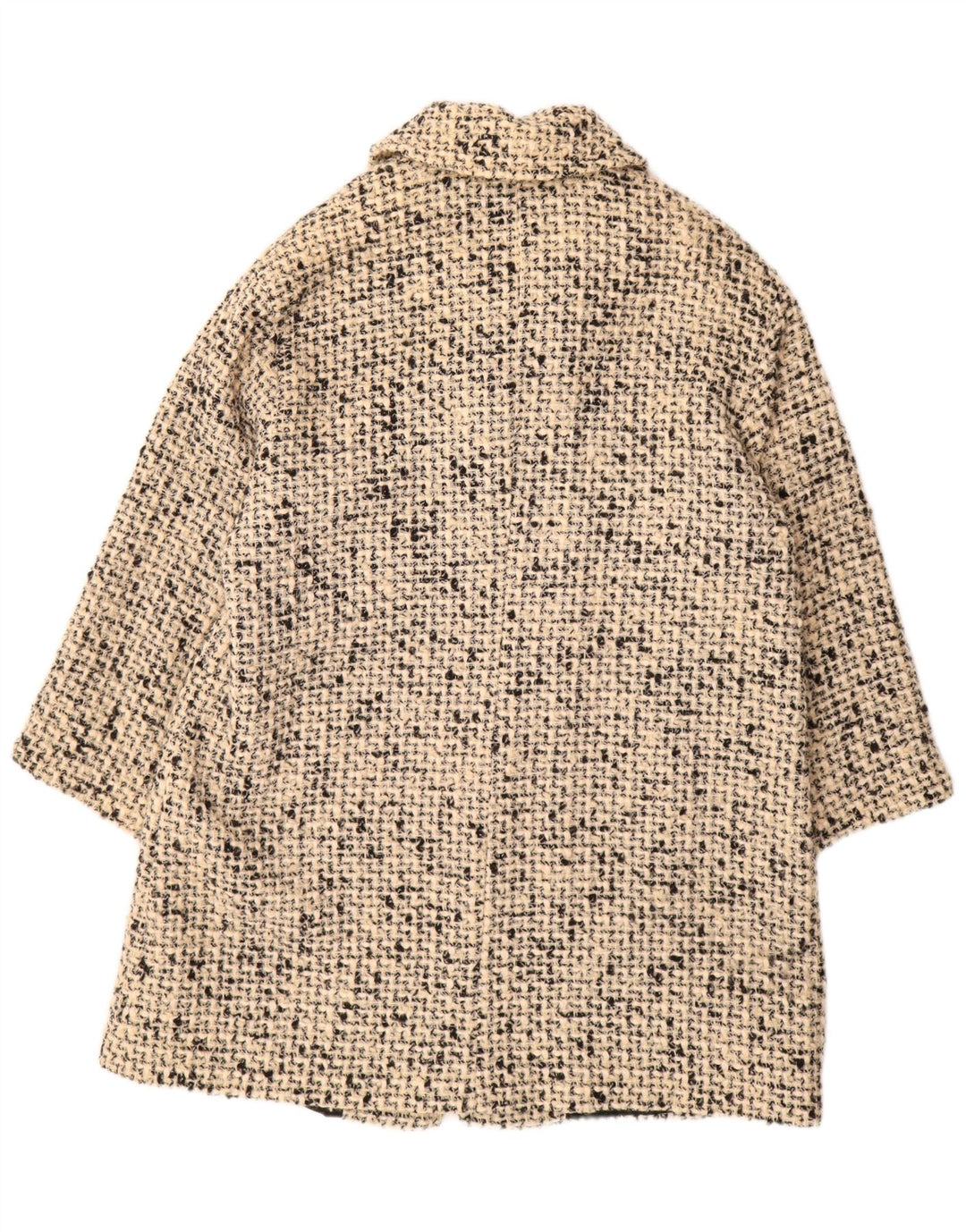 Damski płaszcz oversize PERTE BY KRIZIA, rozmiar 21, średni beż nakrapiany