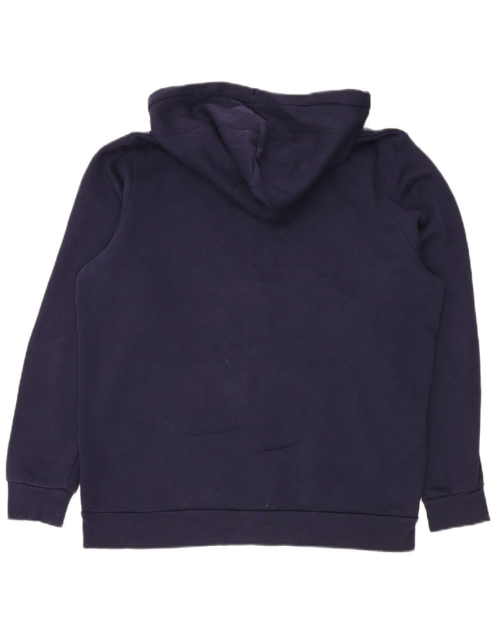 Męski sweter z kapturem i zamkiem Under Armour, średni granatowy, bawełniany