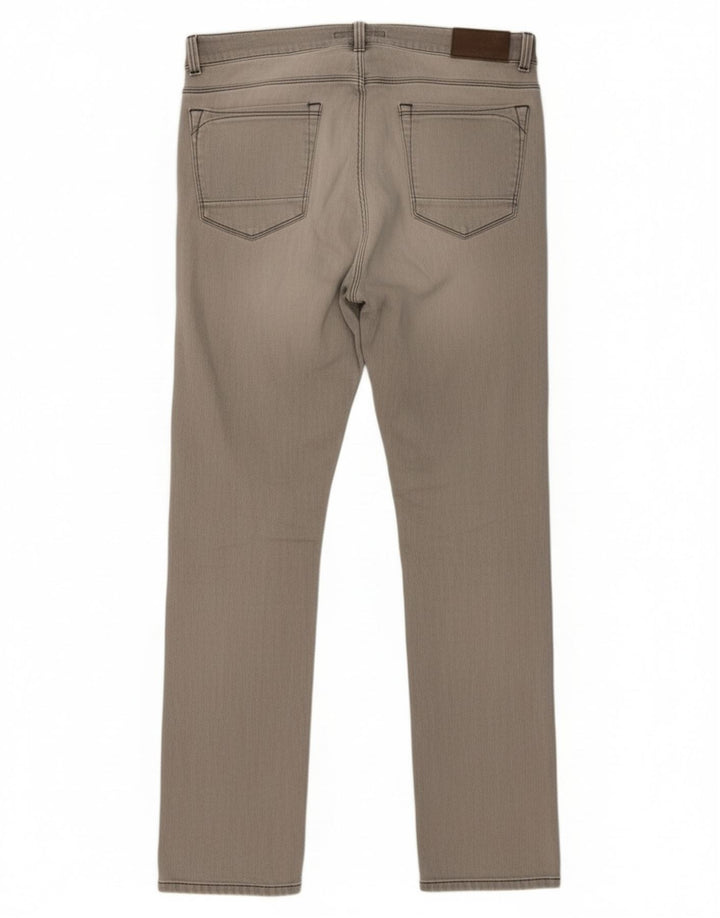 Męskie jeansy typu slim Trussardi W31 L33 Szara bawełna