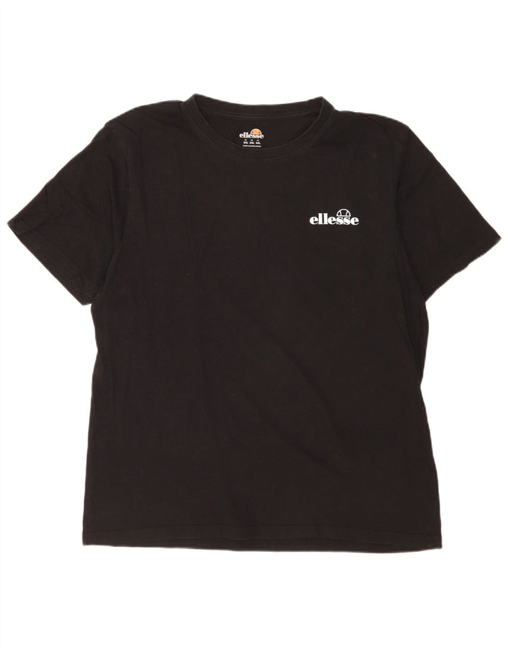 T-shirt męski Ellesse Top 2XL, czarny, bawełniany
