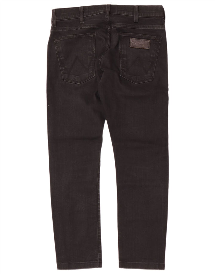Wrangler Męskie Bryson Slim Jeans W30 L28 Czarna bawełna